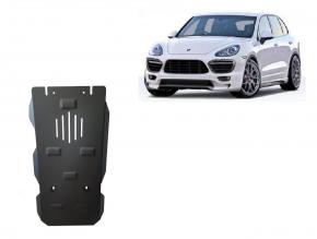 Gearbox skid plate for automatic Porsche Cayenne