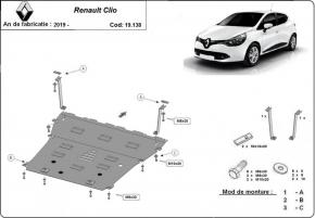 Engine skid plate Renault Clio V