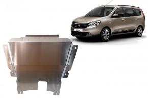 Aluminum engine skid plate Dacia Lodgy