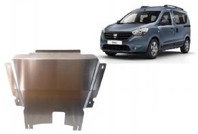 Aluminum engine skid plate Dacia Dokker