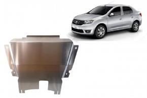 Aluminum engine skid plate Dacia Logan 2