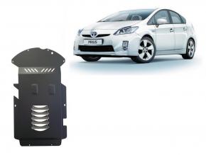 Catalytic converter anti-theft skid plate for Toyota Prius 3
