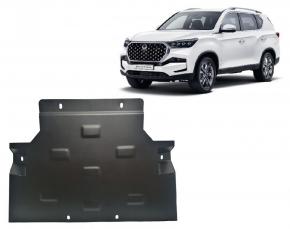Gearbox skid plate for SsangYong Rexton
