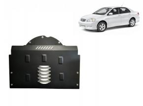 Catalytic converter anti-theft skid plate for Toyota Corolla