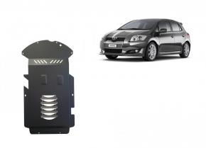 Catalytic converter anti-theft skid plate for Toyota Auris