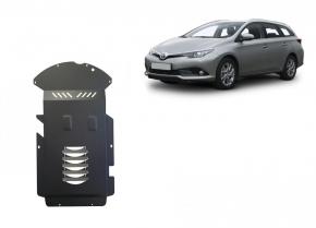 Catalytic converter anti-theft skid plate for Toyota Auris