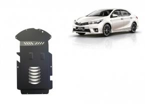 Catalytic converter anti-theft skid plate for Toyota Corolla