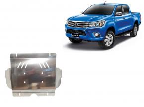 Aluminum engine skid plate Toyota Hilux Revo