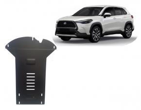 Catalytic converter anti-theft skid plate for Toyota Corolla Cross