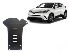 Catalytic converter anti-theft skid plate for Toyota C-HR