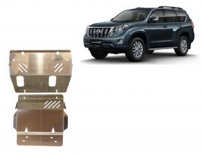 Aluminum engine skid plate Toyota Land Cruiser 150