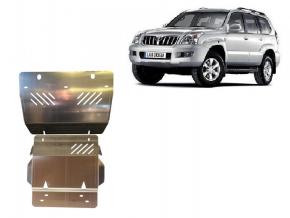 Aluminum engine skid plate Toyota Land Cruiser J120