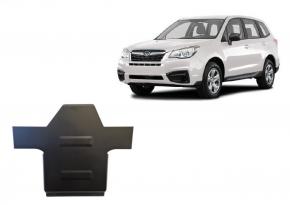 Gearbox skid plate for automatic Subaru Forester