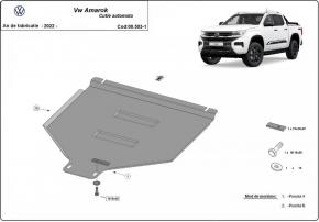 Gearbox skid plate for automatic Volkswagen Amarok