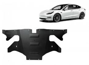 Rear engine skid plate Tesla Model Y AWD
