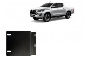 Particle filter skid plate for Toyota Hilux