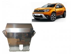 Aluminum engine skid plate Dacia Duster