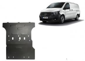 Engine skid plate Mercedes Viano W447 2.2 D, 4x2 (rear-wheel drive)