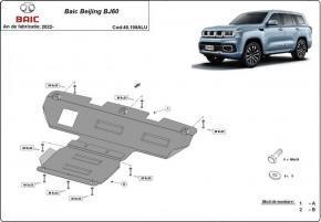 Engine skid plate din aluminiu Baic Beijing BJ60