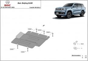 Aluminum differential skid plate Baic Beijing BJ60