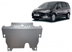Aluminum engine skid plate Ford Galaxy II
