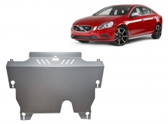 Aluminum engine skid plate Volvo S 60