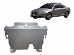 Aluminum engine skid plate Volvo S 80