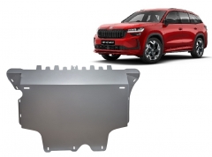 Aluminum engine skid plate Skoda Kodiaq