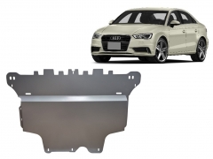 Aluminum engine skid plate Audi A3