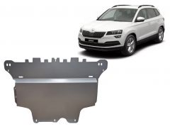Aluminum engine skid plate Skoda Karoq